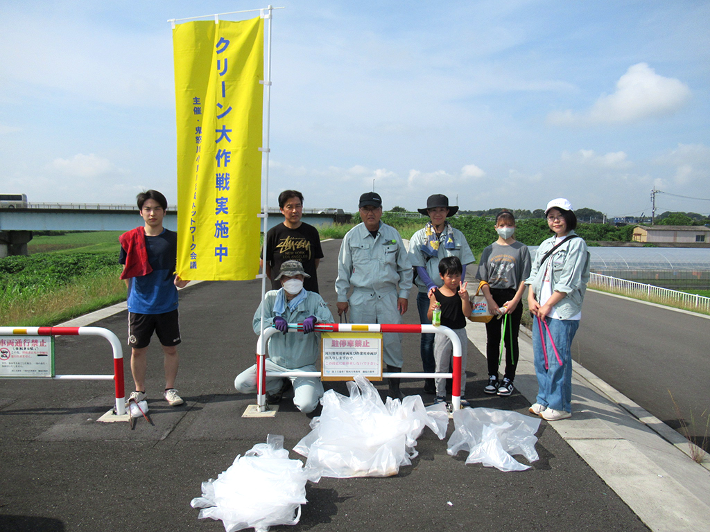 鬼怒川・小貝川クリーン大作戦に参加しました。